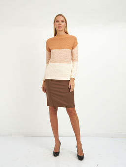 джемпер женский из хлопка в широкою полосу - Glenfield фото 3