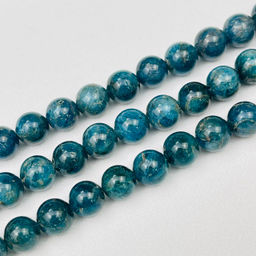 Бусины для украшений из Апатита (44 бусины) 39 см