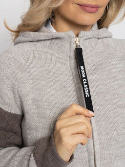 ЗЛАТА Кардиган В 1873/кофейный