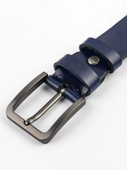 Мужской кожаный ремень Dierhoff ДРК 3057/2-40 Синий