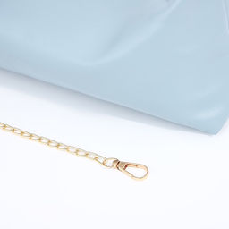 Сумка-багет на молнии, цвет голубой - Simaland фото 6