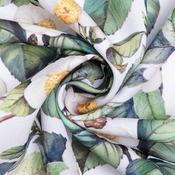 Комплект штор для кухни с подхватами Сamellia 145х180см-2 шт., 100% п/э - Этель фото 6