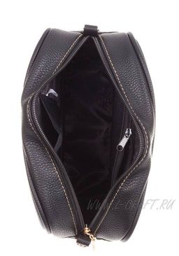 Стильная черная сумочка из экокожи. Модель №1376 - L-craft фото 6