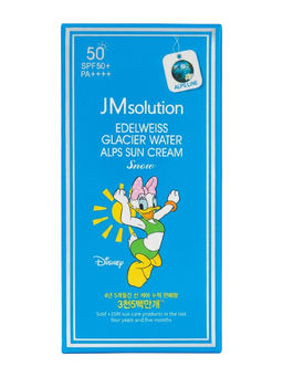 Jmsolution Охлаждающий солнцезащитный крем / Edelweiss Glacier Water Alps Moist Suncream Snow SPF50+/PA++++ Disney Daisy Duck, 50 мл