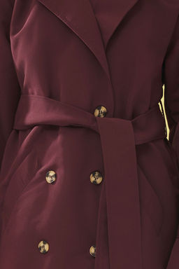 Bordo Oversize Kusakl? Trenckot TWOSS21TR0005