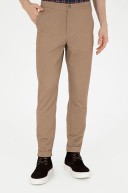 Мужские брюки песочного цвета из парусины - U.s. polo assn фото 9