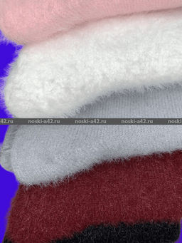 Цена за 10 пар. МИНИBS носки женские ангора НОРКА Кошечка арт. 2770-1 36-41 (фактически 36-41) - Weiwei фото 7