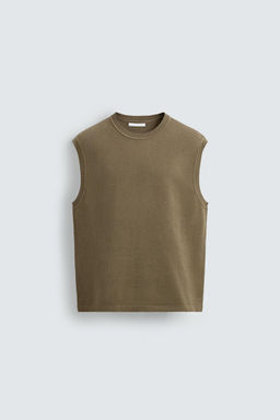 CHALECO PUNTO ESTRUCTURA / Oliva - Zara фото 6