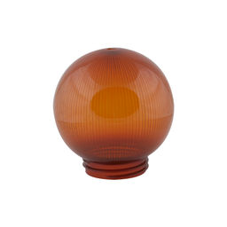 UFP-P150A BRONZE Рассеиватель призматический (с насечками) в форме шара для садово-парковых светильников. Диаметр - 150мм. Материал - САН-пластик бронзовый.