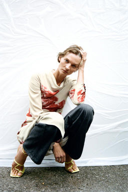 ZW COLLECTION FLORAL PRINT DRESS - Zara фото 7