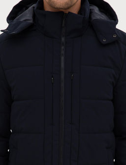 Lacivert Kap__onlu Mont - Pierre cardin фото 7