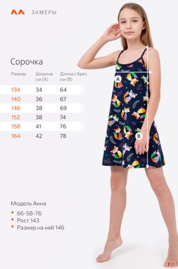 Сорочка для девочки Happy Fox  фото 2