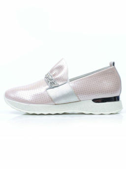 07-D08 PINK Слипоны женские (натуральная кожа) - Фабричный китай фото 22