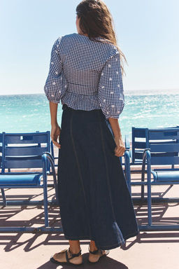 MIDI SKIRT WITH BUCKLES - Zara фото 2