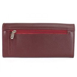 Портмоне женское Croco-ПР-972 натуральная кожа 2 отд, 8 карм, бордовый св кайман ирис/бордо орфей (252/253) 233479  фото 2