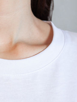 Футболка с принтом свободная из премиального 100% хлопка - Vilatte фото 4