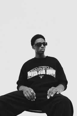 Sudadera con motivo estampado Relaxed Fit