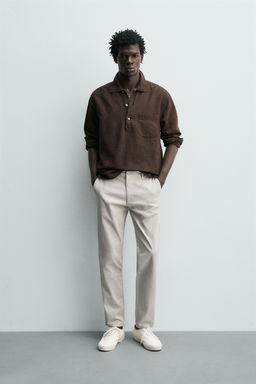 PANTAL?N CHINO SKINNY FIT / Gris claro - Zara фото 5