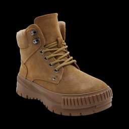 Ботинки из натуральной кожи на меху 88301-10 коричневые