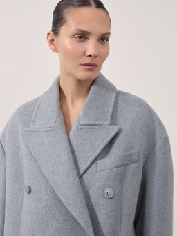 Пальто с шерстью / Zarina Х ROGOV  фото 7