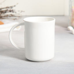 Чайная пара керамическая «Наслаждайся»: кружка 200 мл, блюдце 17.8×13.3 см