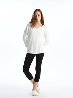 Kad?n Beli Lastikli D?z ??lik Tayt - Waikiki фото 3