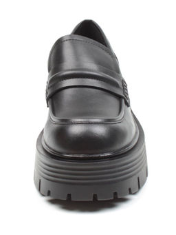 03-C1815-1 BLACK Лоферы женские (натуральная кожа) - Фабричный китай фото 11