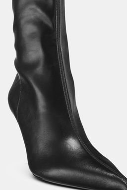 FITTED HIGH-HEEL BOOTS - Zara фото 8