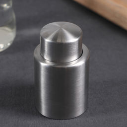 Пробка вакуумная Профи, 4,57 см, цвет серебряный