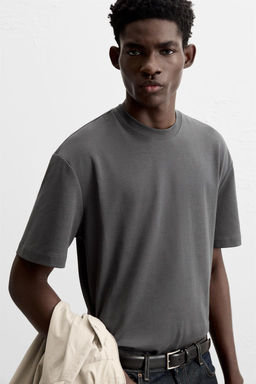 BASIC REGULAR FIT T-SHIRT - Zara фото 21