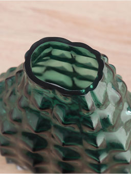 Ваза для цветов «Шерил галант», d=7×5 см, 22×17 см, стекло, зелёная