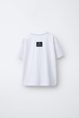 JOGGING T-SHIRT WITH LABEL - Zara фото 7