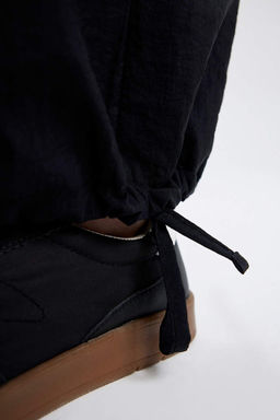 Брюки стандартной длины с завышенной талией Parachute - Defacto фото 8