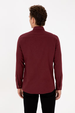 Erkek Bordo Uzun Kollu Basic G_mlek Sepette S_rpriz _ndirim - U.s. polo assn фото 12
