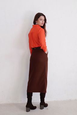 Рубашка с супатной застёжкой свободного силуэта - Martichelli фото 35