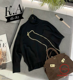 Водолазка женская однотонная