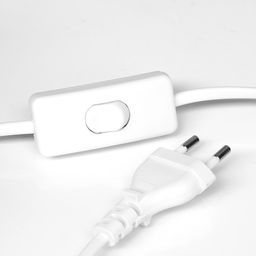 Светильник Бра «Севантос», с проводом, Е27, 40 Вт, белый, 9×9×14 см