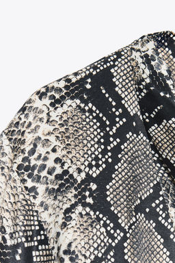 ANIMAL PRINT MINI DRESS - Zara фото 9