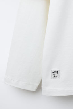 Футболка Zara Doble Manga белая