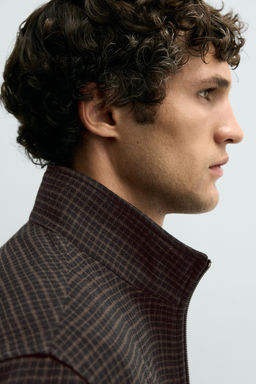 CHECK STRUCTURE JACKET - Zara фото 6