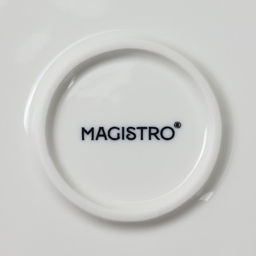 Салатник фарфоровый Magistro «Лист», 200 мл, d=10 см, цвет белый