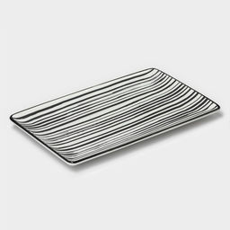 Блюдо Magistro Hypnose, 27×16.5×2 см, прямоугольное, фарфор, белое