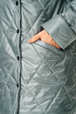 Пальто Anastasia Mak 1055-1 мох фото 2