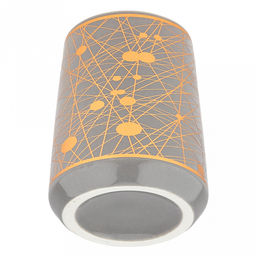 Набор для ванной "Золотые нити" 4 предмета: дозатор для мыла 360мл, д6,4см, h12,3см, основание д7,8см; мыльница 12х8х2,6см; стакан для зубных щеток с разделителем 350мл, д6,6см, h11см, основание д8см, стакан 350мл, д6,6см, h10,3см, основание д8см; фу