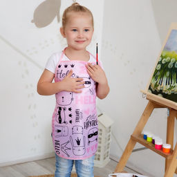 Фартук детский Этель Crown, 49 х 39 см  фото 4