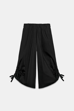 PANTAL?N CULOTTE BAJO AJUSTABLE / Negro - Zara фото 10