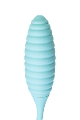 Вакуумно-волновой стимулятор и яйцо-пульсатор JOS Roow, силикон, голубой, 36 см  фото 13