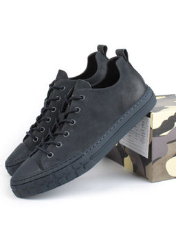 03-N72699-3 DK. BLUE Полуботинки спортивные мужские (натуральная замша)