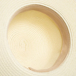 Шляпа женская с леопардовым ремешком MINAKU, молочная, размер 58