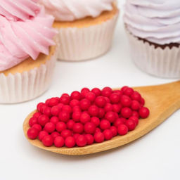 Кондитерская посыпка Шарики красные перламутровые, 2 мм, 50 г